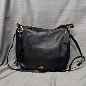 Black Leather Coach Bag